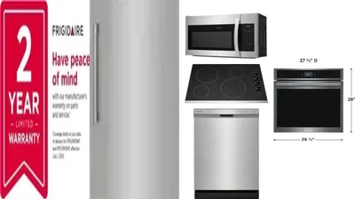 6 Piece Package Includes Refrigerator, Freezer, Cooktop, Wall Oven, Microwave And Dishwasher