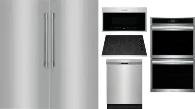 6 Piece Package Includes Refrigerator, Freezer, Cooktop, Wall Oven, Microwave And Dishwasher