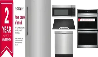 6 Piece Package Includes Refrigerator, Freezer, Cooktop, Wall Oven, Microwave And Dishwasher