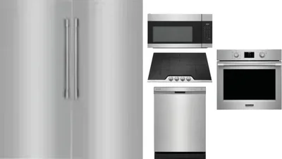 6 Piece Package Includes Refrigerator, Freezer, Cooktop, Wall Oven, Microwave And Dishwasher