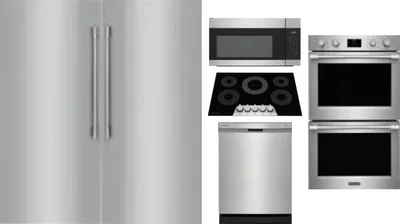 6 Piece Package Includes Refrigerator, Freezer, Cooktop, Wall Oven, Microwave And Dishwasher