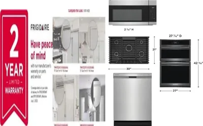 6 Piece Package Includes Refrigerator, Freezer, Cooktop, Wall Oven, Microwave And Dishwasher