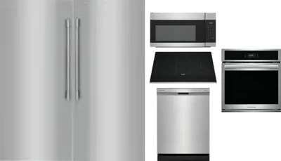 6 Piece Package Includes Refrigerator, Freezer, Cooktop, Wall Oven, Microwave And Dishwasher