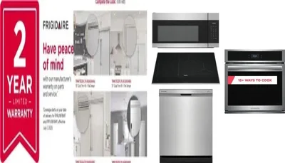 6 Piece Package Includes Refrigerator, Freezer, Cooktop, Wall Oven, Microwave And Dishwasher