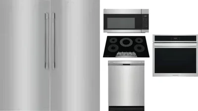 6 Piece Package Includes Refrigerator, Freezer, Cooktop, Wall Oven, Microwave And Dishwasher