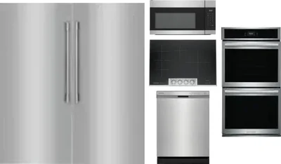 6 Piece Package Includes Refrigerator, Freezer, Cooktop, Wall Oven, Microwave And Dishwasher