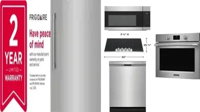 6 Piece Package Includes Refrigerator, Freezer, Cooktop, Wall Oven, Microwave And Dishwasher