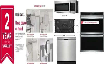 6 Piece Package Includes Refrigerator, Freezer, Cooktop, Wall Oven, Microwave And Dishwasher