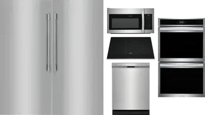 6 Piece Package Includes Refrigerator, Freezer, Cooktop, Wall Oven, Microwave And Dishwasher