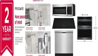 6 Piece Package Includes Refrigerator, Freezer, Cooktop, Wall Oven, Microwave And Dishwasher
