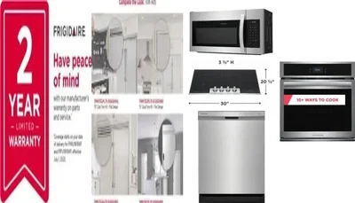 6 Piece Package Includes Refrigerator, Freezer, Cooktop, Wall Oven, Microwave And Dishwasher