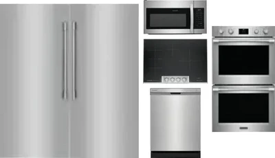 6 Piece Package Includes Refrigerator, Freezer, Cooktop, Wall Oven, Microwave And Dishwasher