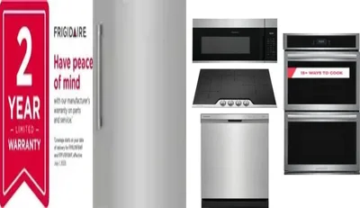 6 Piece Package Includes Refrigerator, Freezer, Cooktop, Wall Oven, Microwave And Dishwasher