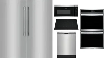 6 Piece Package Includes Refrigerator, Freezer, Cooktop, Wall Oven, Microwave And Dishwasher