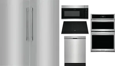 6 Piece Package Includes Refrigerator, Freezer, Cooktop, Wall Oven, Microwave And Dishwasher