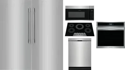 6 Piece Package Includes Refrigerator, Freezer, Cooktop, Wall Oven, Microwave And Dishwasher