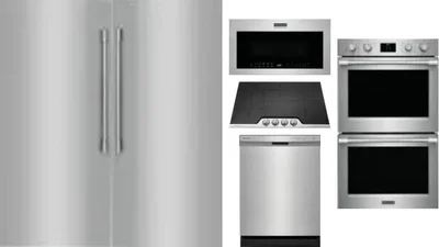 6 Piece Package Includes Refrigerator, Freezer, Cooktop, Wall Oven, Microwave And Dishwasher