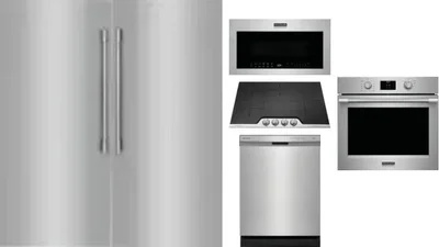 6 Piece Package Includes Refrigerator, Freezer, Cooktop, Wall Oven, Microwave And Dishwasher