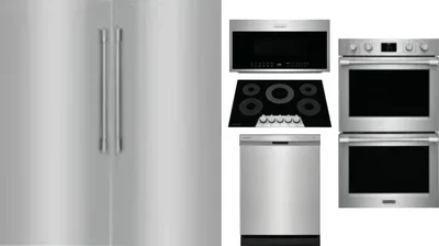 6 Piece Package Includes Refrigerator, Freezer, Cooktop, Wall Oven, Microwave And Dishwasher