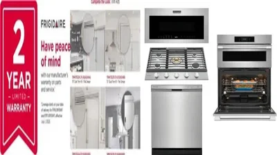 6 Piece Package Includes Refrigerator, Freezer, Cooktop, Wall Oven, Microwave And Dishwasher
