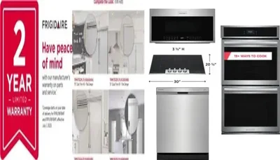 6 Piece Package Includes Refrigerator, Freezer, Cooktop, Wall Oven, Microwave And Dishwasher