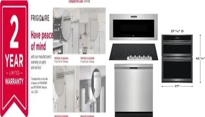 6 Piece Package Includes Refrigerator, Freezer, Cooktop, Wall Oven, Microwave And Dishwasher