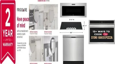 6 Piece Package Includes Refrigerator, Freezer, Cooktop, Wall Oven, Microwave And Dishwasher