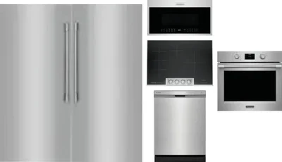 6 Piece Package Includes Refrigerator, Freezer, Cooktop, Wall Oven, Microwave And Dishwasher
