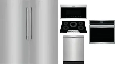 6 Piece Package Includes Refrigerator, Freezer, Cooktop, Wall Oven, Microwave And Dishwasher