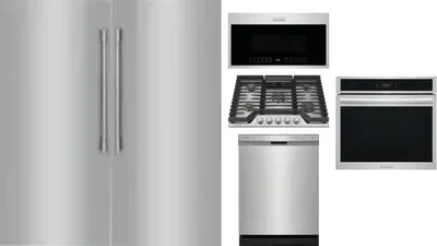 6 Piece Package Includes Refrigerator, Freezer, Cooktop, Wall Oven, Microwave And Dishwasher