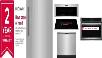 6 Piece Package Includes Refrigerator, Freezer, Cooktop, Wall Oven, Microwave And Dishwasher