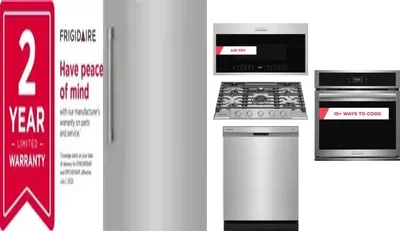 6 Piece Package Includes Refrigerator, Freezer, Cooktop, Wall Oven, Microwave And Dishwasher