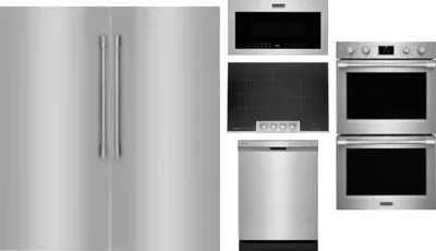 6 Piece Package Includes Refrigerator, Freezer, Cooktop, Wall Oven, Microwave And Dishwasher