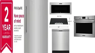 6 Piece Package Includes Refrigerator, Freezer, Cooktop, Wall Oven, Microwave And Dishwasher