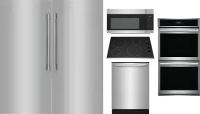 6 Piece Package Includes Refrigerator, Freezer, Cooktop, Wall Oven, Microwave And Dishwasher