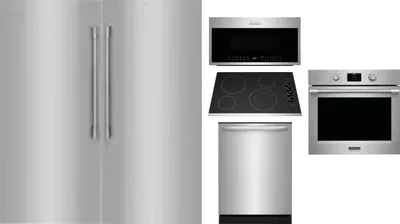 6 Piece Package Includes Refrigerator, Freezer, Cooktop, Wall Oven, Microwave And Dishwasher