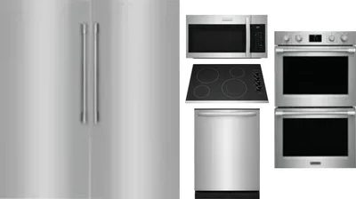 6 Piece Package Includes Refrigerator, Freezer, Cooktop, Wall Oven, Microwave And Dishwasher