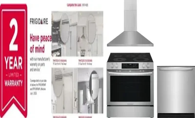 5 Piece Package Includes Refrigerator, Freezer, Range, Hood And Dishwasher