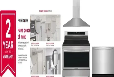 5 Piece Package Includes Refrigerator, Freezer, Range, Hood And Dishwasher