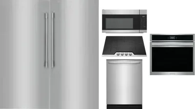 6 Piece Package Includes Refrigerator, Freezer, Cooktop, Wall Oven, Microwave And Dishwasher