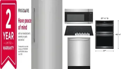6 Piece Package Includes Refrigerator, Freezer, Cooktop, Wall Oven, Microwave And Dishwasher