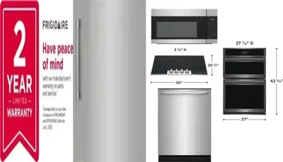 6 Piece Package Includes Refrigerator, Freezer, Cooktop, Wall Oven, Microwave And Dishwasher