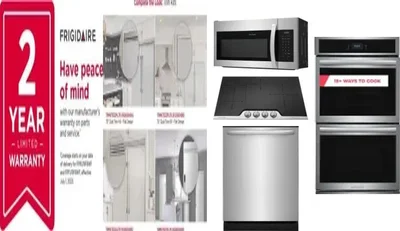 6 Piece Package Includes Refrigerator, Freezer, Cooktop, Wall Oven, Microwave And Dishwasher