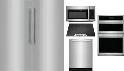 6 Piece Package Includes Refrigerator, Freezer, Cooktop, Wall Oven, Microwave And Dishwasher