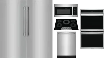 6 Piece Package Includes Refrigerator, Freezer, Cooktop, Wall Oven, Microwave And Dishwasher