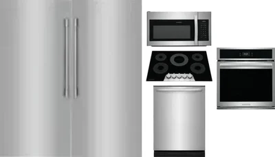 6 Piece Package Includes Refrigerator, Freezer, Cooktop, Wall Oven, Microwave And Dishwasher