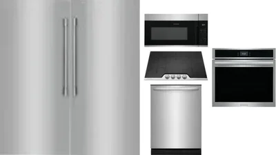 6 Piece Package Includes Refrigerator, Freezer, Cooktop, Wall Oven, Microwave And Dishwasher