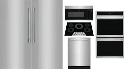 6 Piece Package Includes Refrigerator, Freezer, Cooktop, Wall Oven, Microwave And Dishwasher