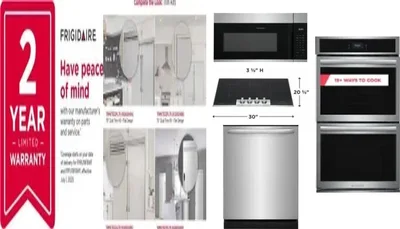 6 Piece Package Includes Refrigerator, Freezer, Cooktop, Wall Oven, Microwave And Dishwasher