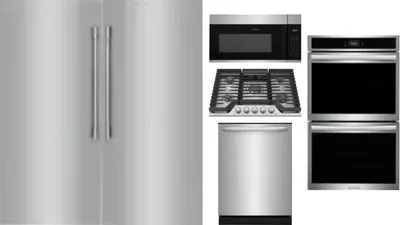 6 Piece Package Includes Refrigerator, Freezer, Cooktop, Wall Oven, Microwave And Dishwasher